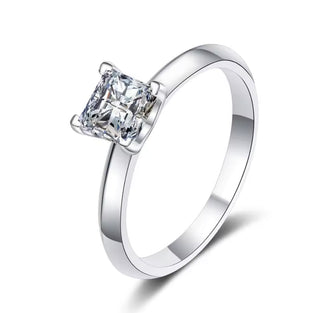 ANILLO SOLITARIO CORTE PRINCESA 3CT