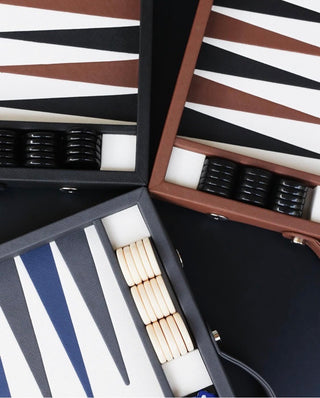 Backgammon Mediano: Gris