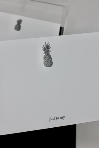 Notecard Set: Pineapple