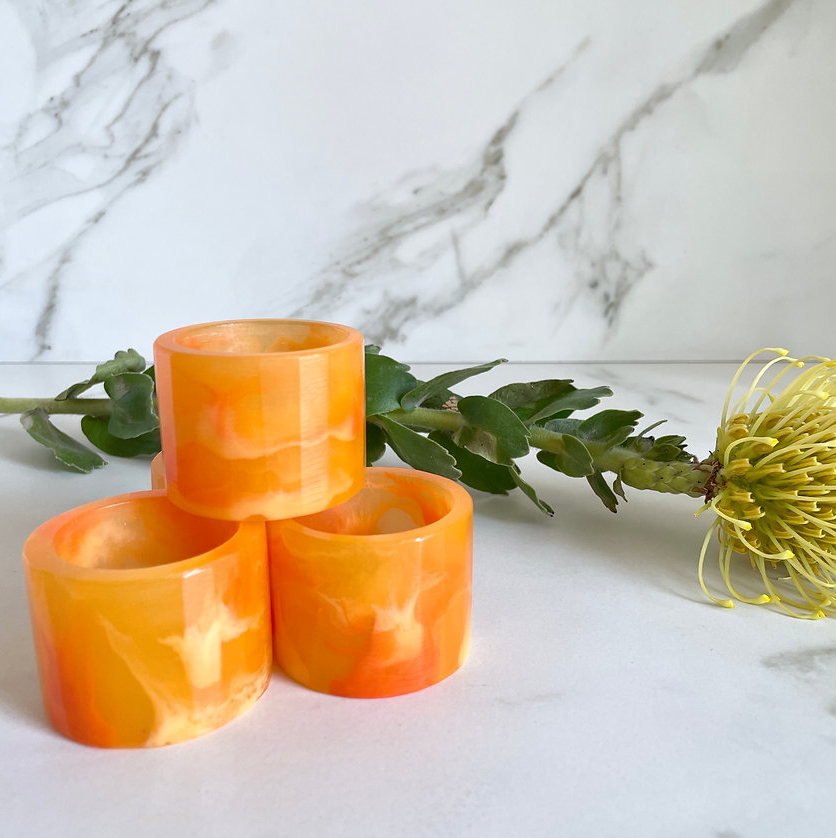 Servilleteros: Papaya