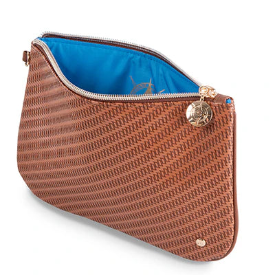 Rosewood Cognac - Aria Large Flat Pouch