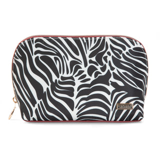 Sahara Zebra Lola Makeup Bag