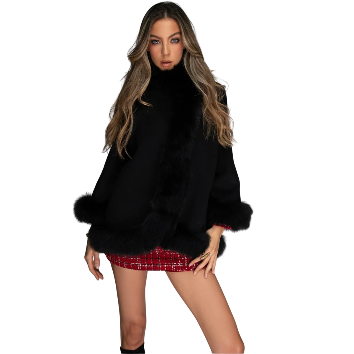 Sophia Cape Black