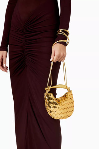 Sardine Mini Gold Bag