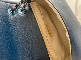 TIMELESS BLUE MEDIUM FLAP BAG