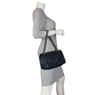 TIMELESS BLUE MEDIUM FLAP BAG