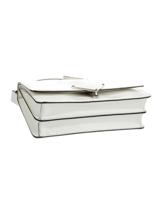 Emblème spazzolato brushed-leather bag