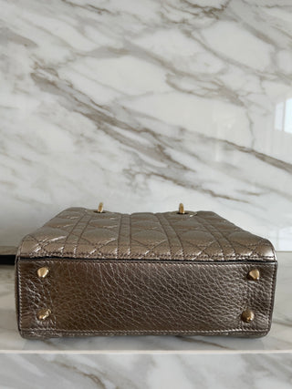 LADY SMALL MY ABC BAG IN GOLD