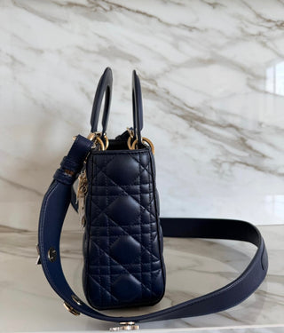 LADY SMALL MY ABC BAG IN NAVY BLUE