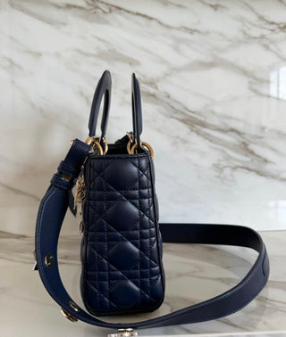 LADY SMALL MY ABC BAG IN NAVY BLUE