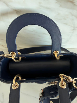 LADY SMALL MY ABC BAG IN NAVY BLUE