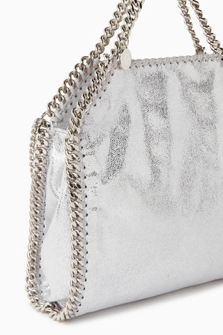 FALABELLA MINI SILVER BAG