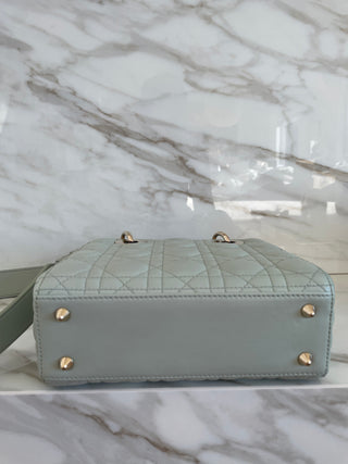 LADY SMALL MY ABC BAG IN MINT GREEN BLUE