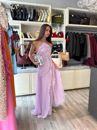 Monicas Purple Dress