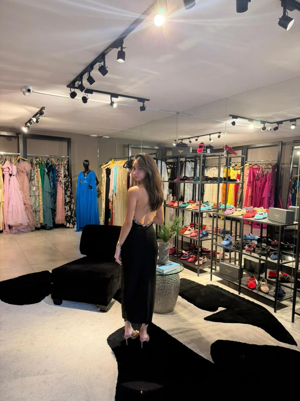 Vestido Hilos Negro