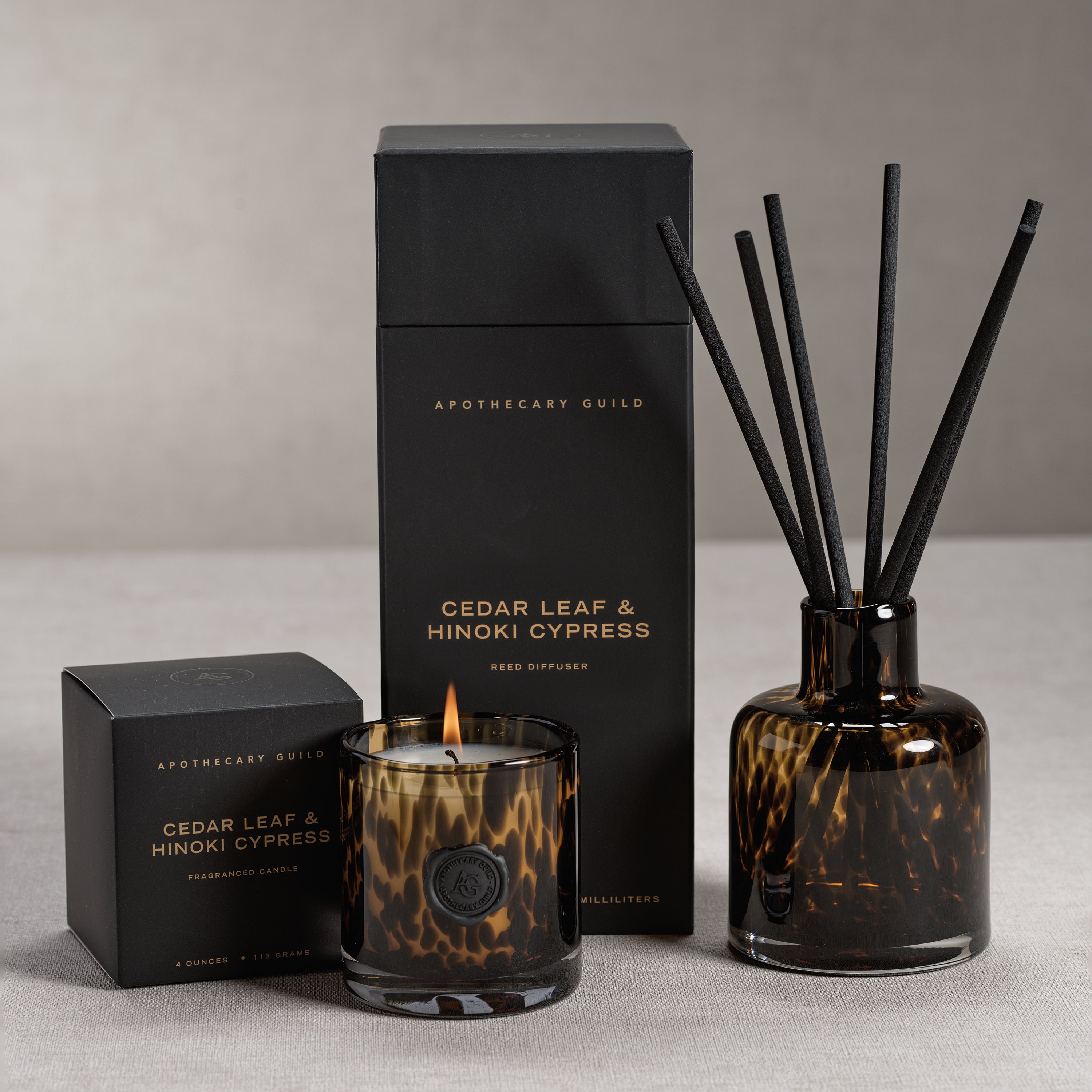 Reed Diffuser in gift Box - Cedar Leaf