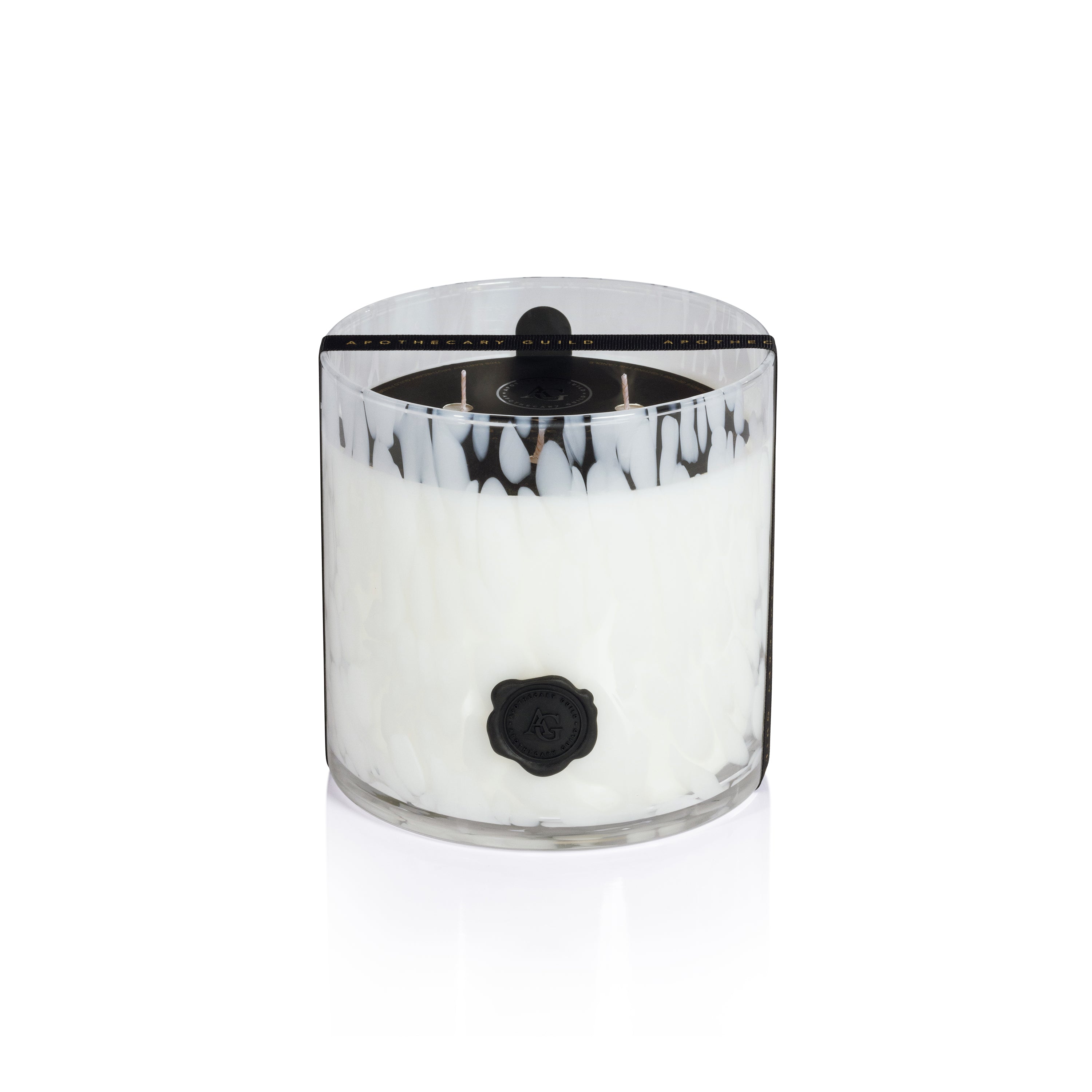 Apothecary Guild Opal Glass 3 Wick Candle Jar