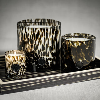 Apothecary Guild Opal Glass 3 Wick Candle Jar - Black Fig