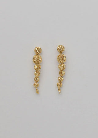 ARETES CASCABEL SERPIENTE ORO