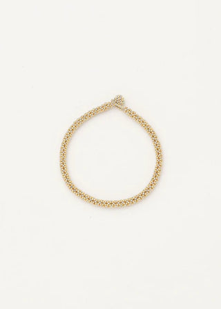 BRAZALETE HUTA SERPIENTE ORO PLATINO