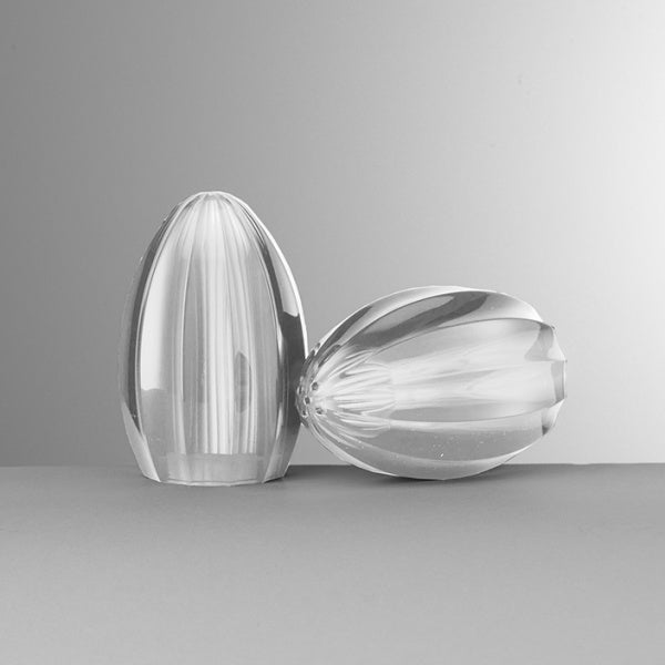 Bonnie & Clyde salt and pepper set clear