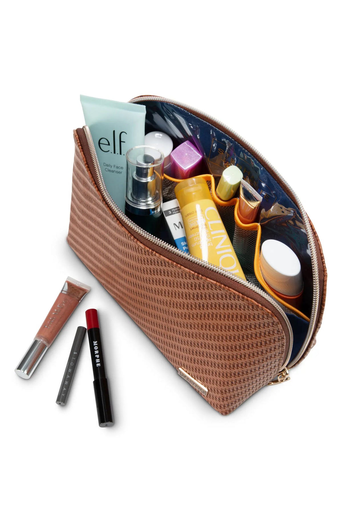 Rosewood Cognac - Lola Makeup Bag