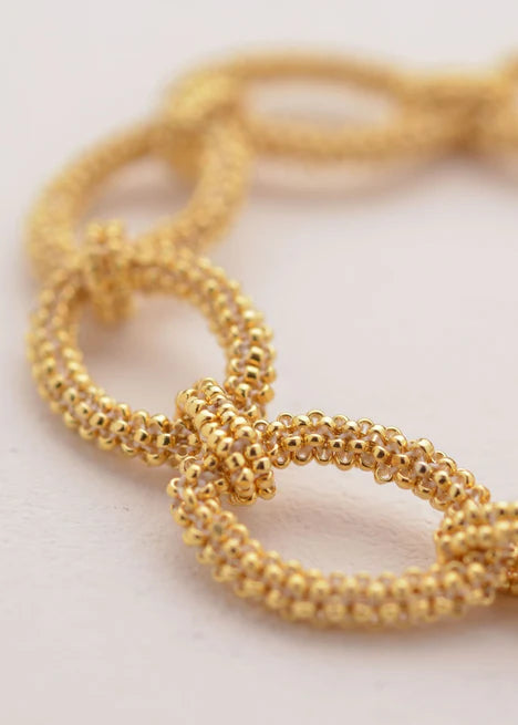 BRAZALETE AROS TAWARI ORO