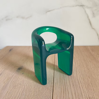 Silla Lena: esmeralda