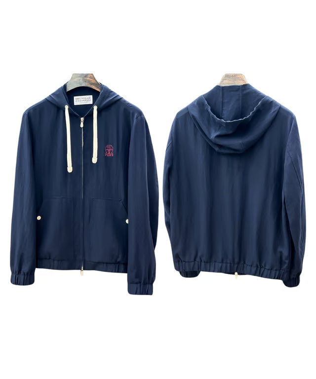 Chamarra Ligera Hoodie Brunello Cucinelli -M