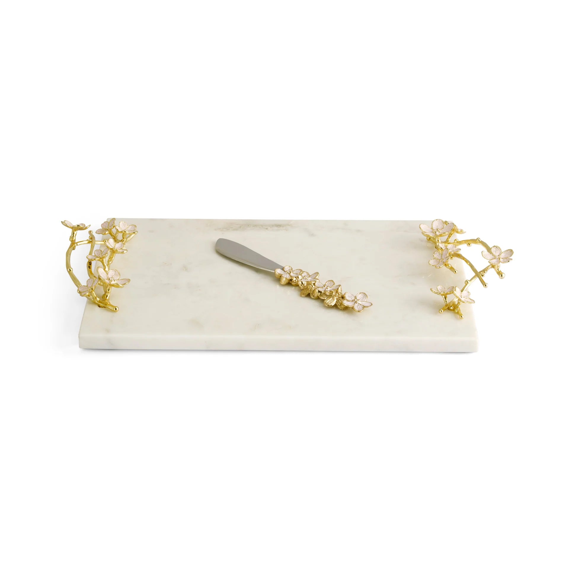 Cherry Blossom Small Cheese Board w/ Knife