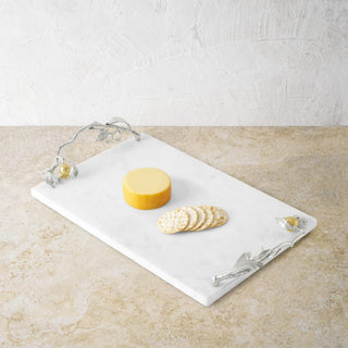 Pomegranate Silver & Gold Cheese Board & Spreader