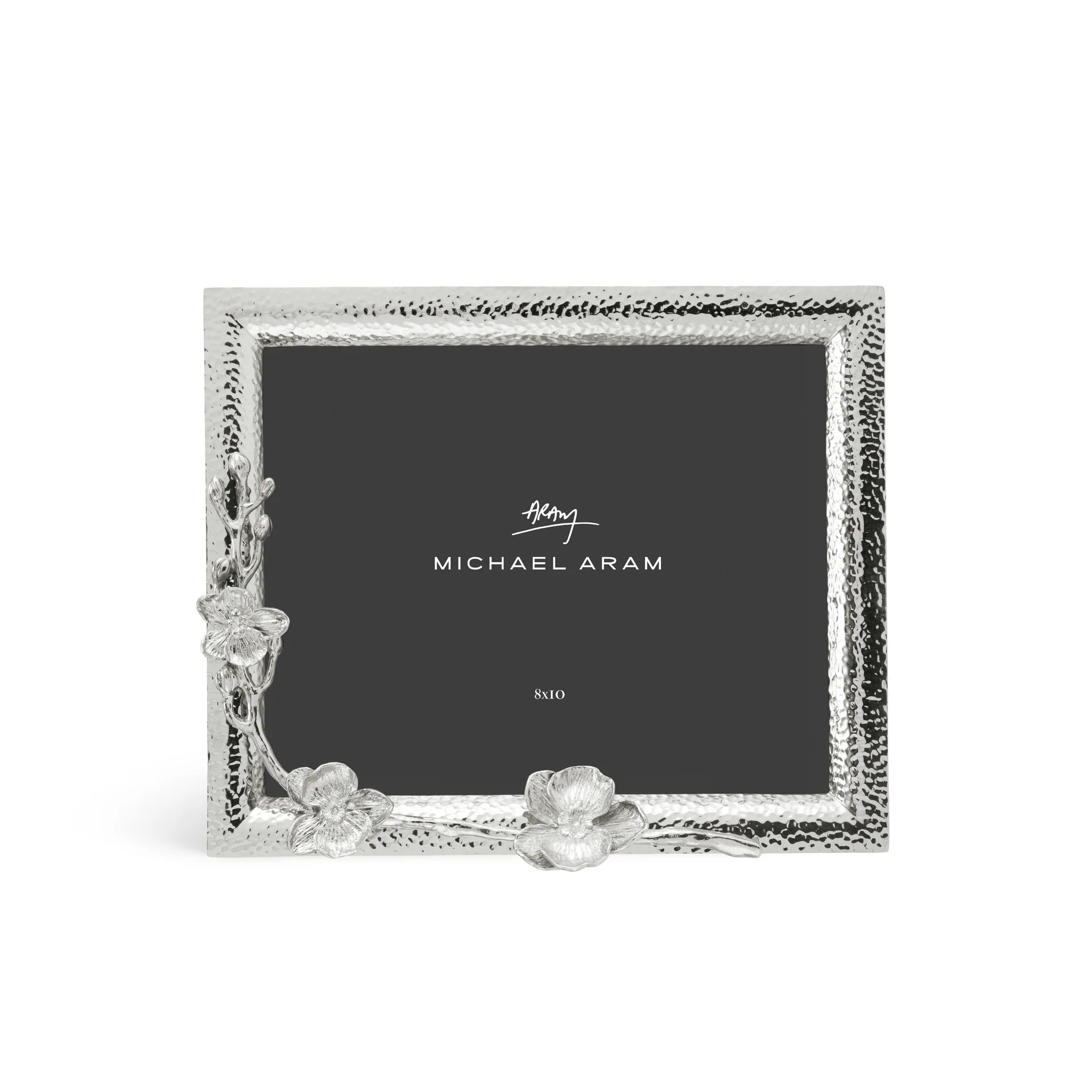 White Orchid Photo Frame 5x7