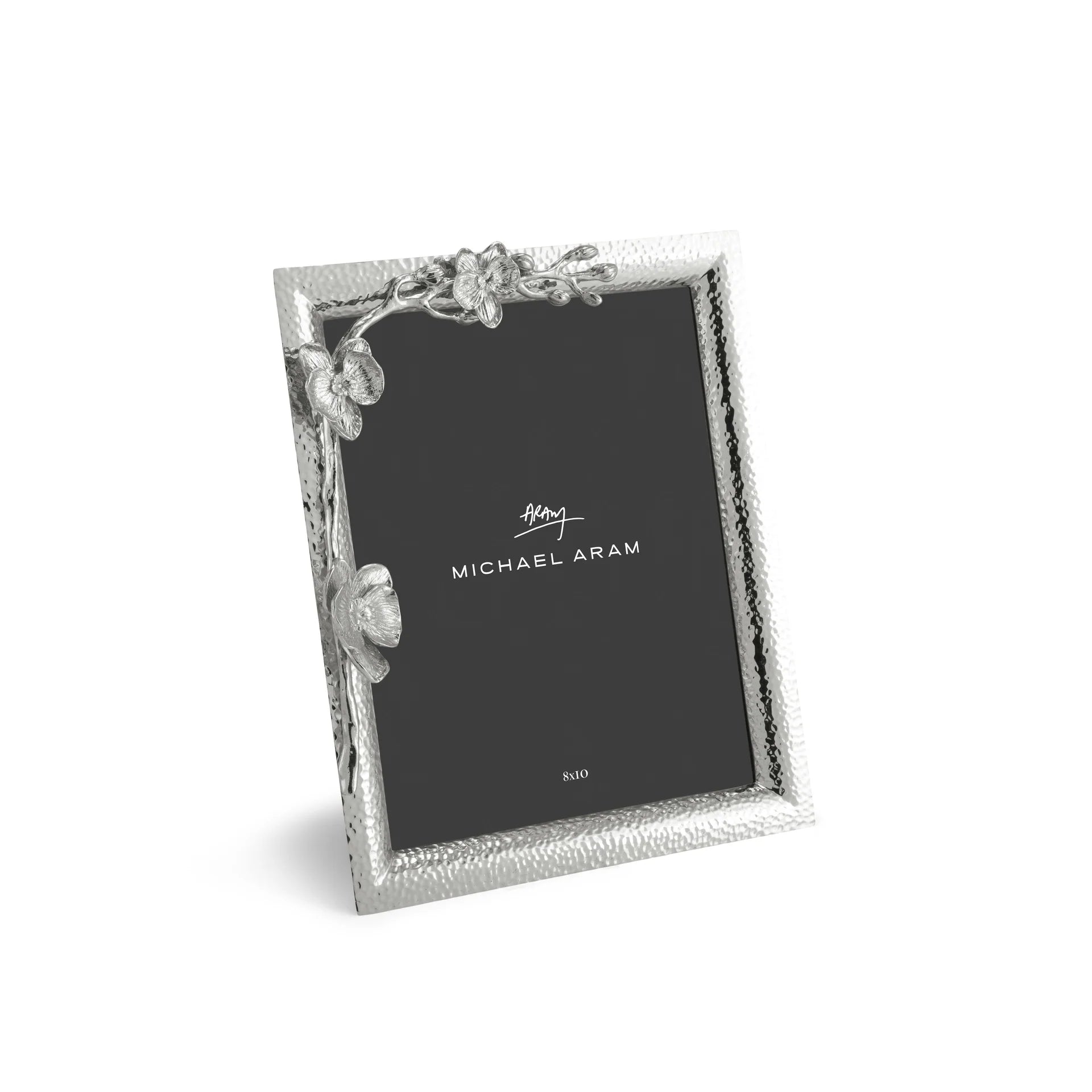 White Orchid Photo Frame 5x7