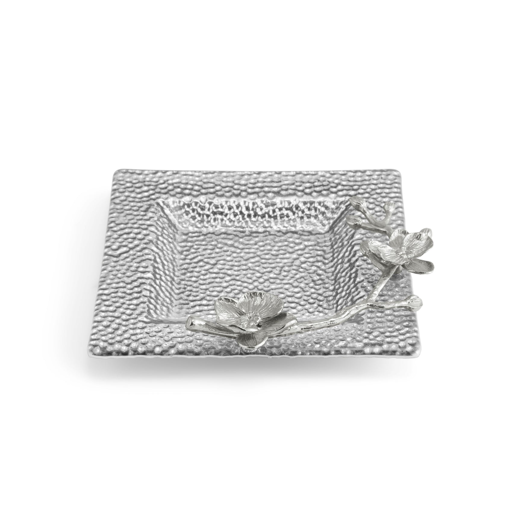 White Orchid Snack Dish