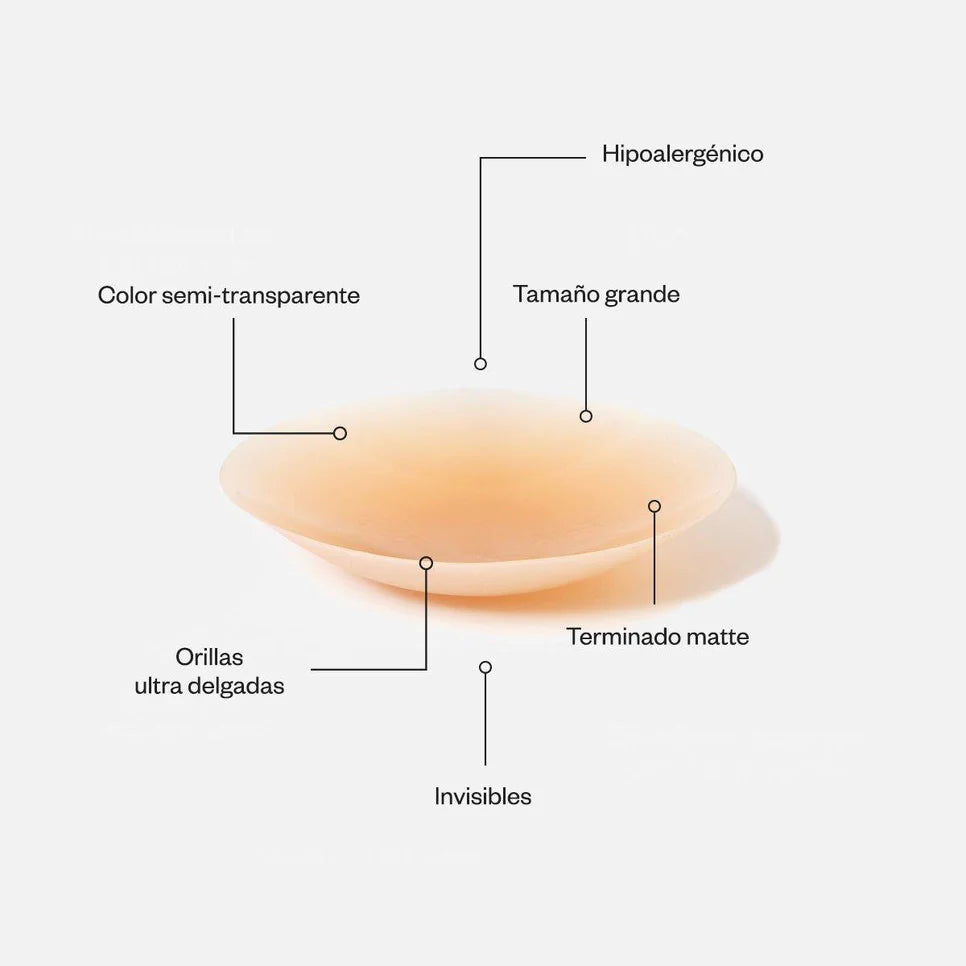 Nippz reutilizables cream nude