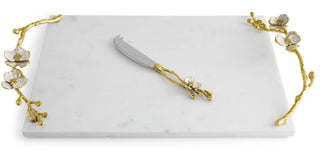Orchid Large Cheese Board with Knife