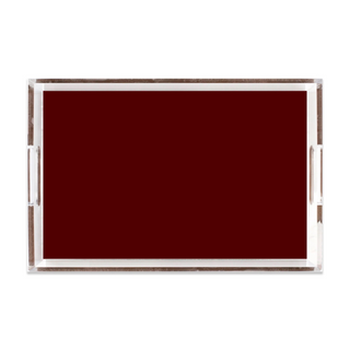 Deep Red Tray