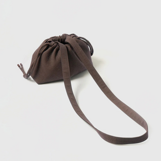 Chocolate POUF Cotton Bag