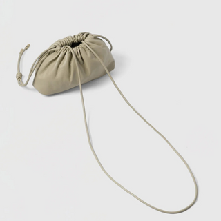Sepia Mini Leather POUF Bag