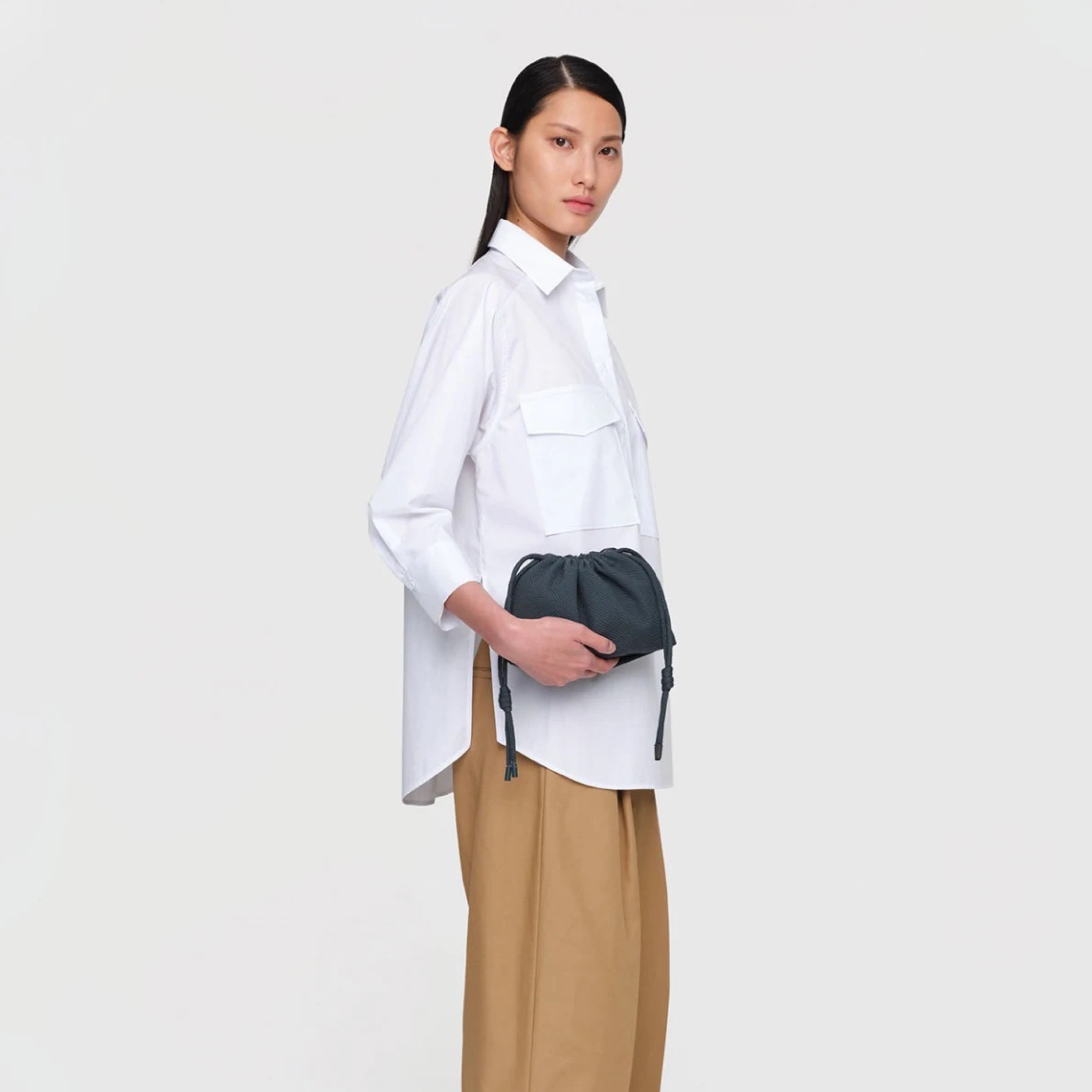 Petrol POUF Cotton Bag
