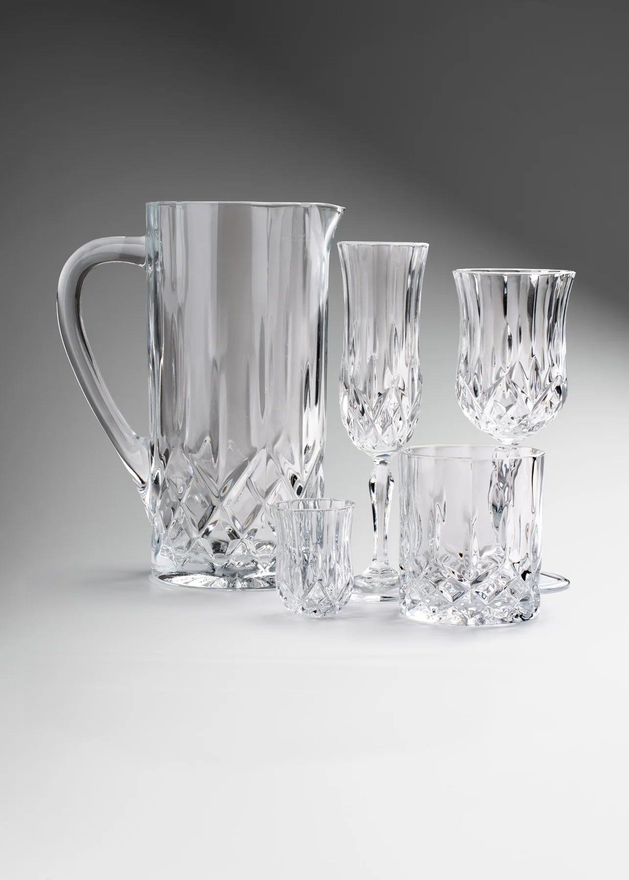 Vaso Cristal Cortado Corto