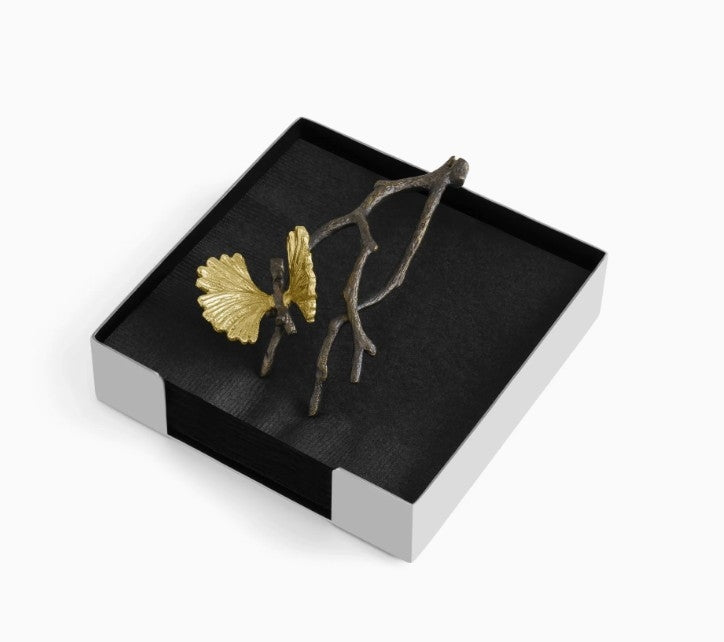 Butterfly Ginkgo Cocktail Napkin Holder