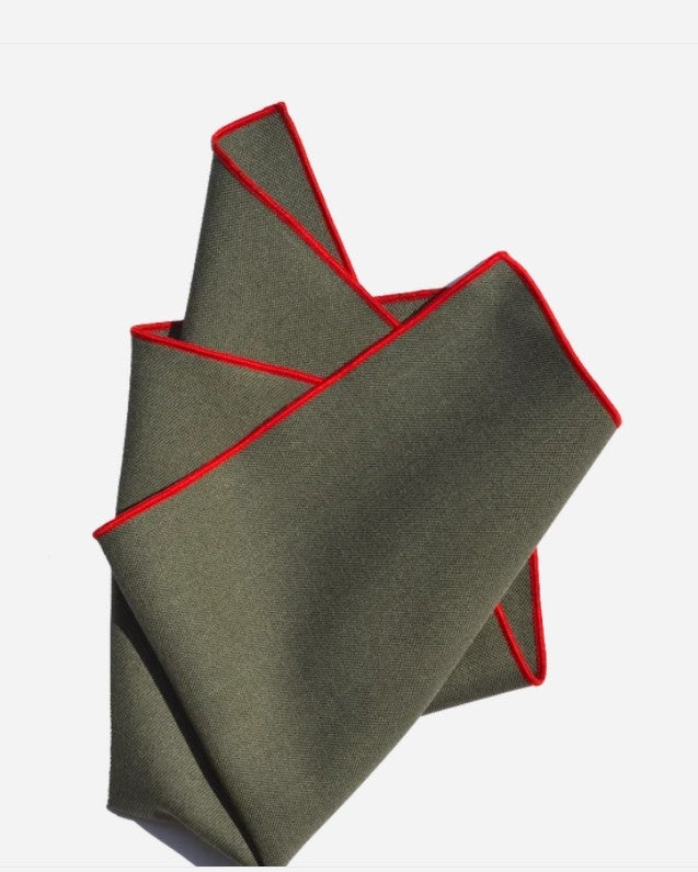 SERVILLETAS OLIVO - ROJO