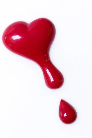 Mini gota para celular de corazón