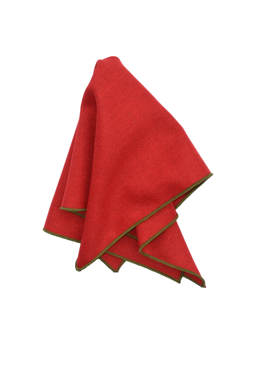 SERVILLETAS ROJO - OLIVO