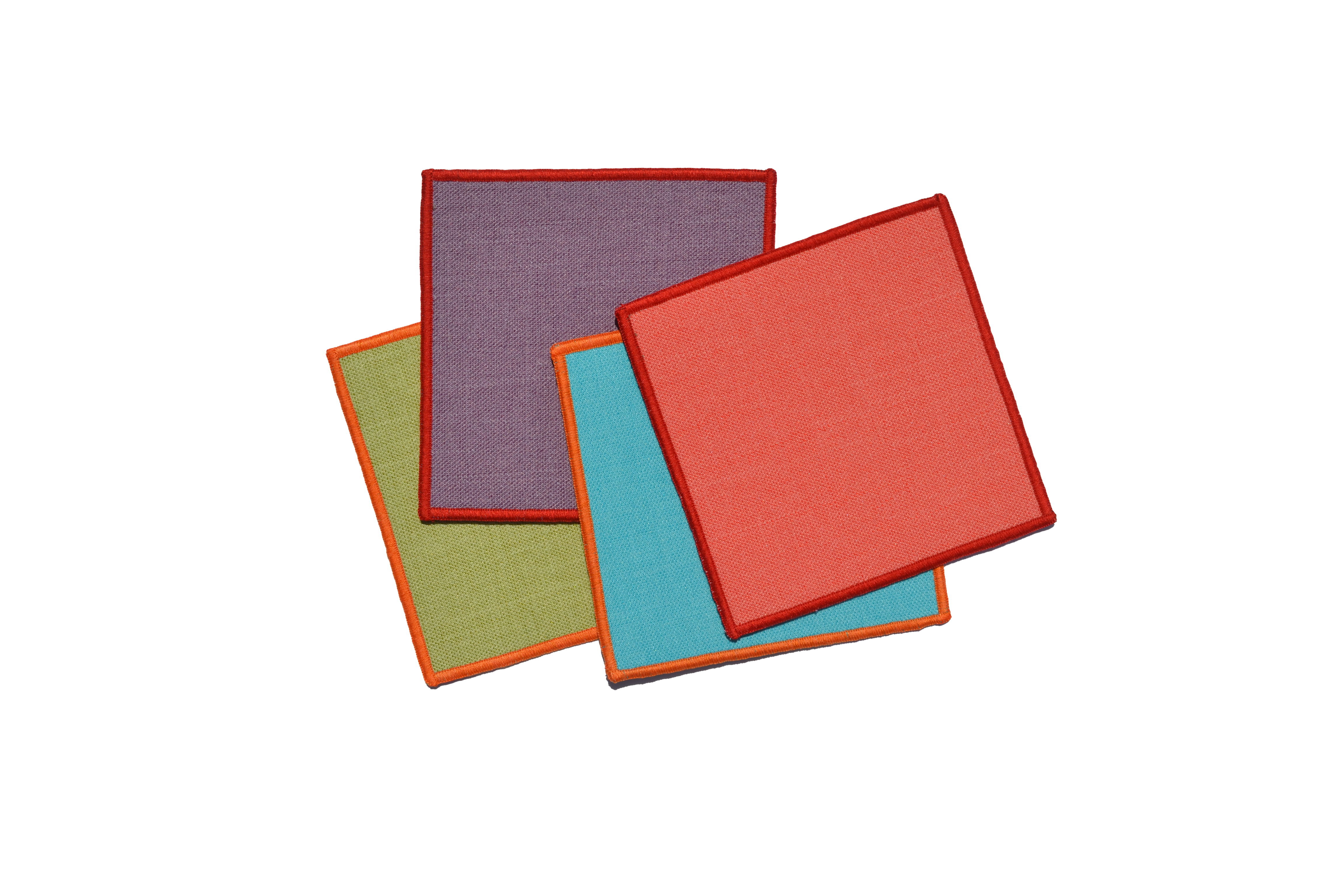 PORTA VASO INDIVIDUAL VERDE-NARANJA