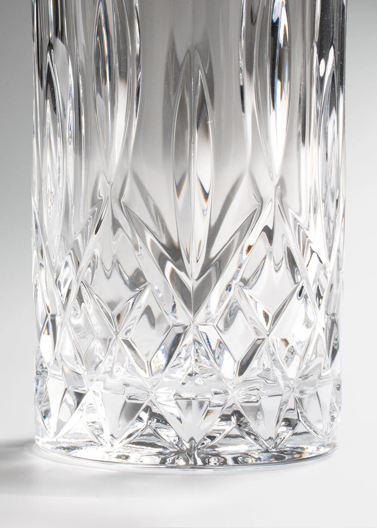 Vaso Cristal Cortado Alto