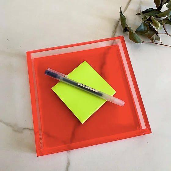 Charola Neon Mini: Rosa