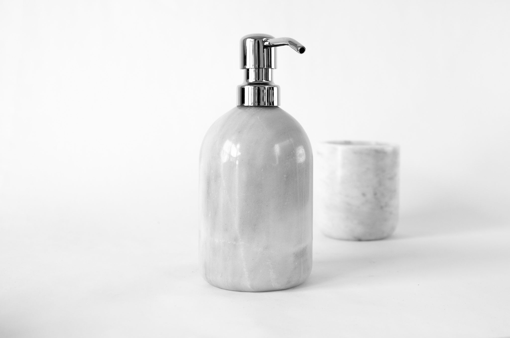 Vaso para cepillos blanco
