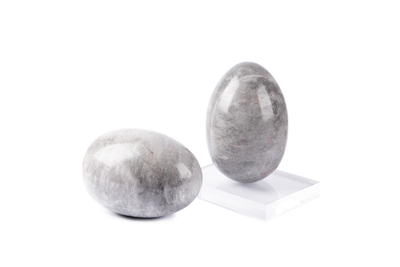 Huevo Marmol: Gris